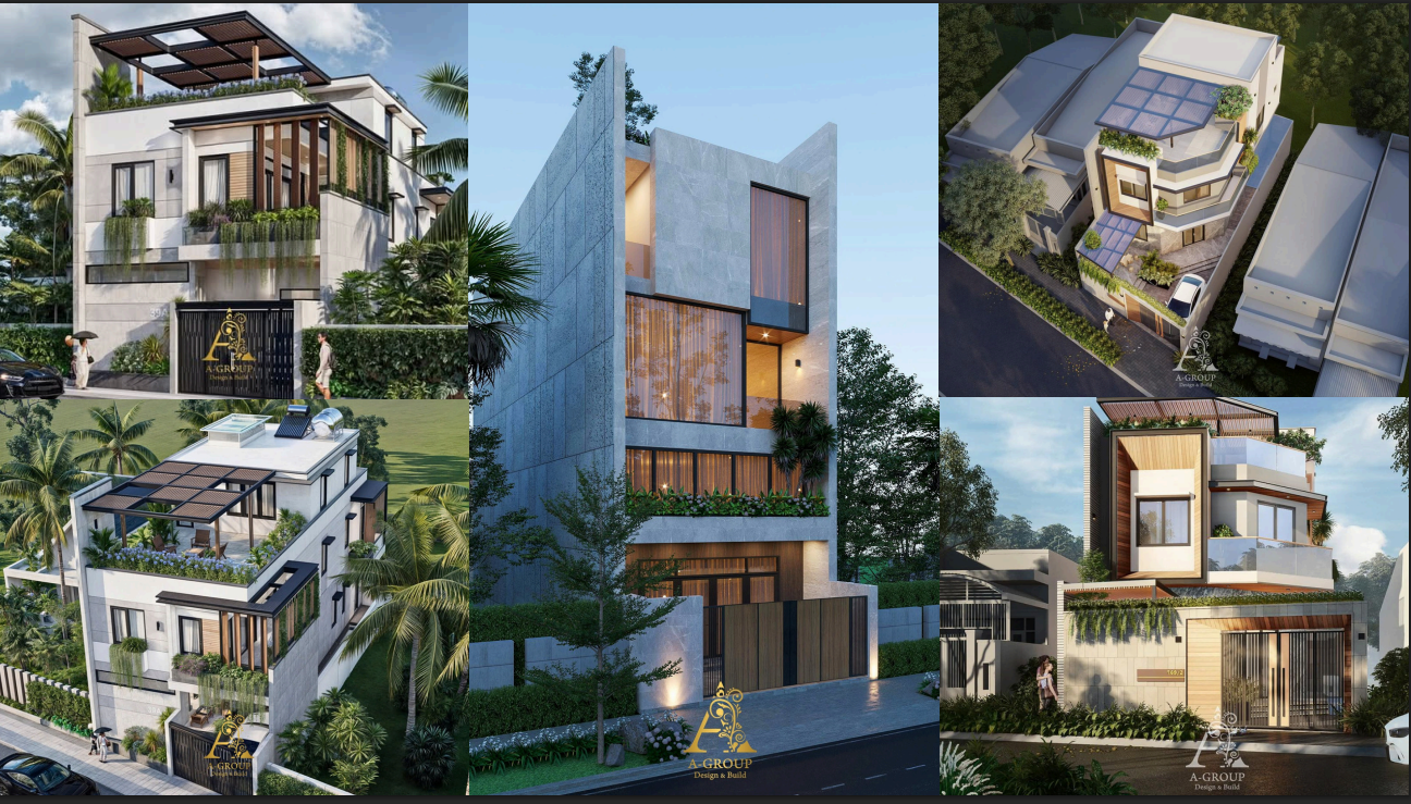 Top mẫu nhà phố được ưa chuộng 2025
